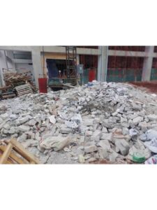 buang sampah gedung